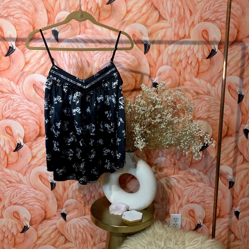 Black Tank Blouse